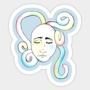 Close Your Eyes Sticker